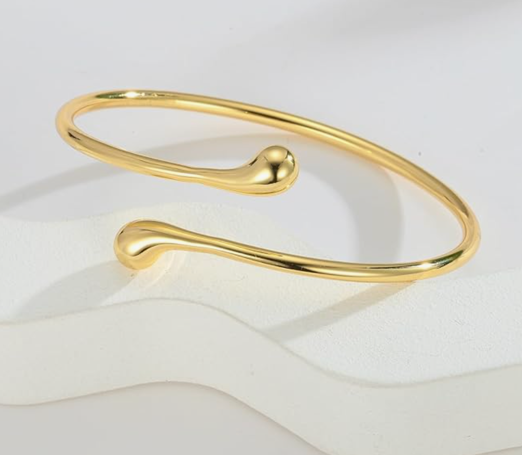 Thin Teardrop Cuff