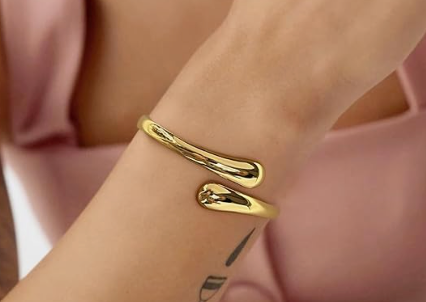 Thick Teardrop Cuff
