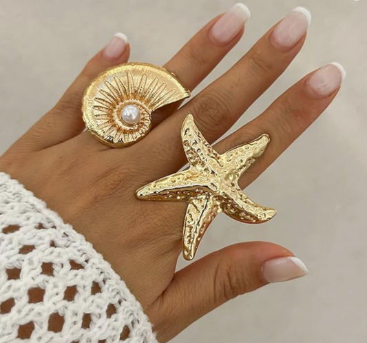 Seaside Statement Ring Set